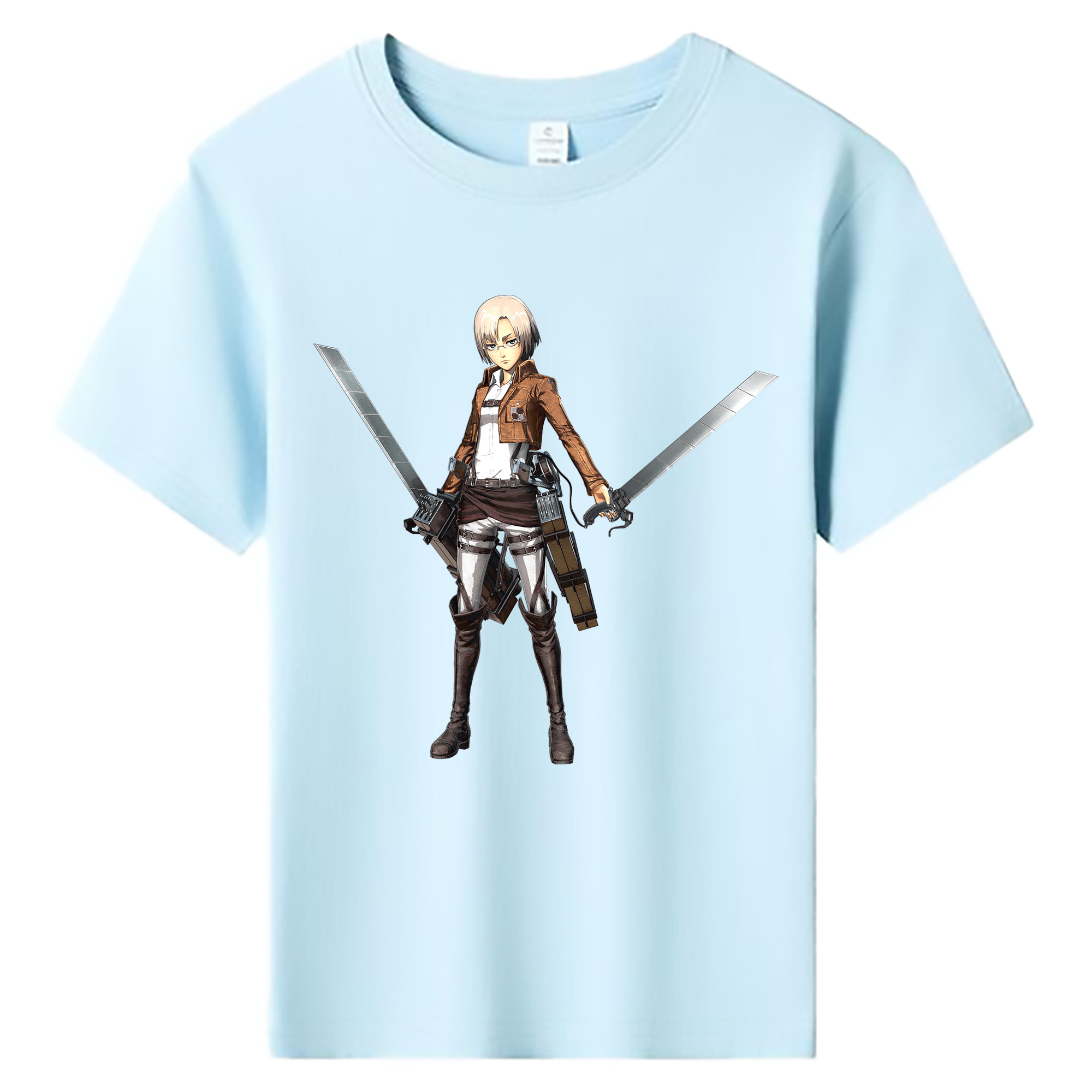 （画像用）  綿100％キッズTシャツ（フロントプリント）